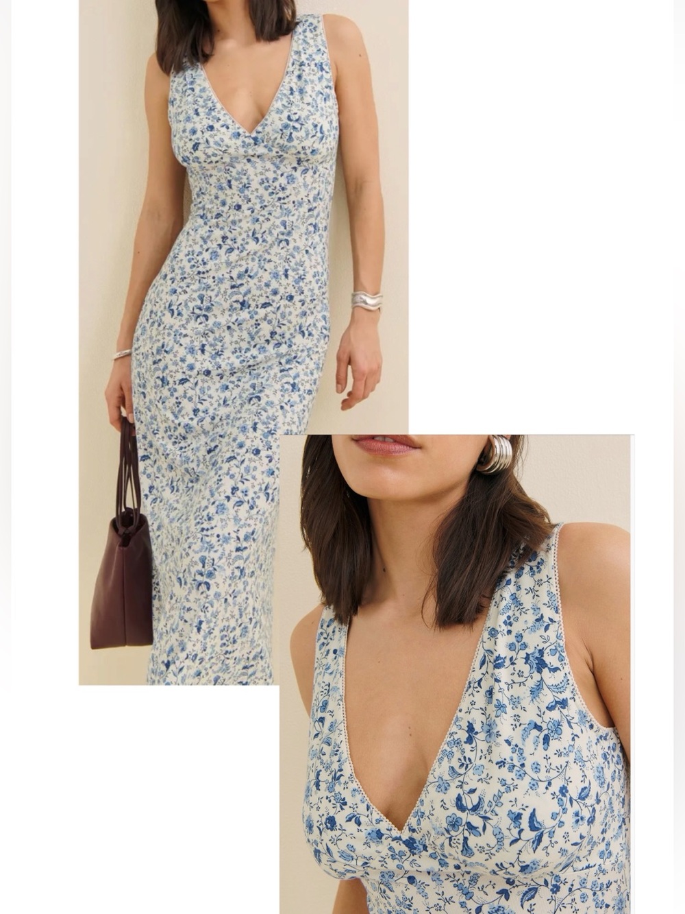 New Reformation Brayden Sleeveless Maxi Dress